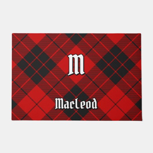 Clan Macleod von Raasay Tartan Fußmatte (Vorderseite)