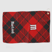 Clan Macleod von Raasay Tartan Golfhandtuch (Horizontal)