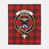 Clan MacLeod von Raasay Tartan Kariert Fleecedecke (Vorderseite)