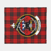 Clan MacLeod von Raasay Tartan Kariert Fleecedecke (Vorderseite (Horizontal))