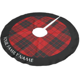 Clan Macleod von Raasay Tartan Polyester Weihnachtsbaumdecke