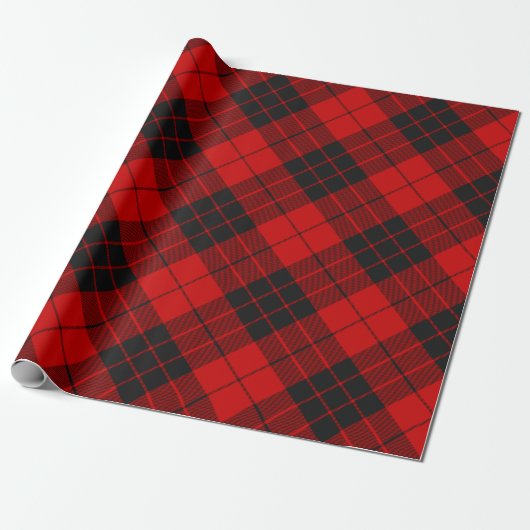 Clan Macleod von Raasay Tartan Rotated Geschenkpapier (Ungerollt)