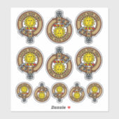 Clan MacLeod von Raasay Wappen Aufkleber (Blatt)