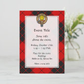 Clan MacLeod von Raasay Wappen Einladung (Stehend Vorderseite)