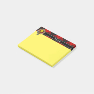 Clan MacLeod von Raasay Wappen Post-it Klebezettel