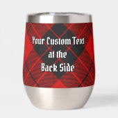 Clan MacLeod von Raasay Wappen über Tartan (Rückseite)