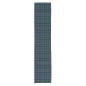 Clan MacLeod von Skye Blue und Green Tartan Kurzer Tischläufer (Vorderseite)