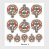 Clan MacLeod Wappen Aufkleber (Blatt)