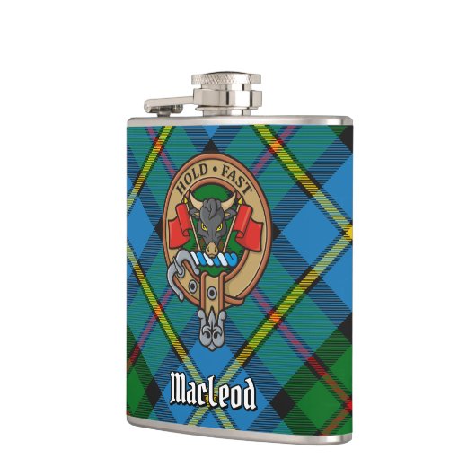 Clan MacLeod Wappen Flachmann (Links)