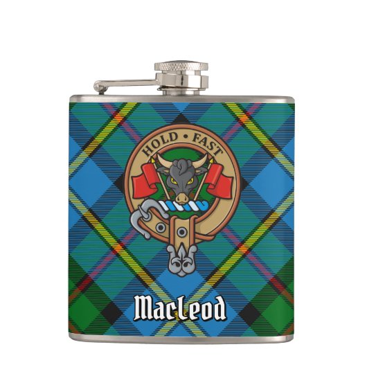 Clan MacLeod Wappen Flachmann (Vorderseite)
