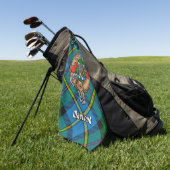 Clan MacLeod Wappen Golfhandtuch (Gras)
