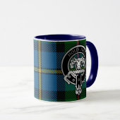 Clan MacLeod Wappen & Jagd Tartan Tasse (VorderseiteRechts)