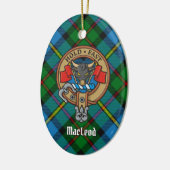 Clan MacLeod Wappen Keramik Ornament (Links)