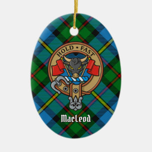 Clan MacLeod Wappen Keramik Ornament