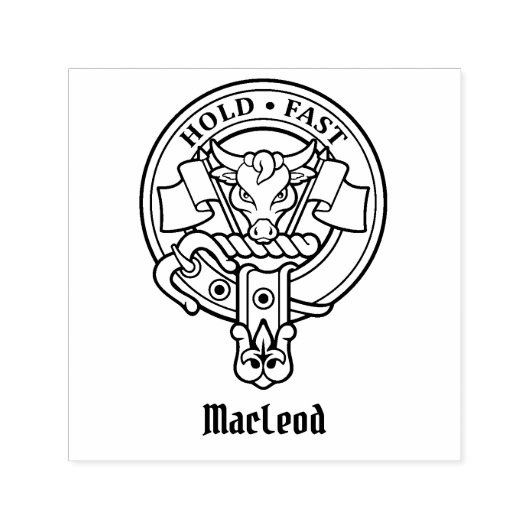 Clan MacLeod Wappen Permastempel (Design)