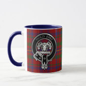 Clan MacLeod Wappen & Red Tartan Tasse (Links)