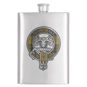 Clan MacLeod Wappen & Tartan Flask Flachmann