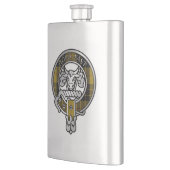Clan MacLeod Wappen & Tartan Flask Flachmann (Links)