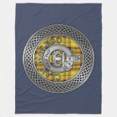 Clan MacLeod Wappen & Tartan Knot Fleece Blanket (Vorderseite)
