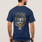 Clan MacLeod Wappen & Tartan T - Shirt (Rückseite)