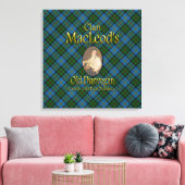Clan MacLeods alter Dunvegan-Pipe Tabak Leinwanddruck (Insitu (Wohnzimmer))