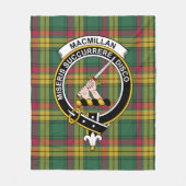 Clan MacMillan Altes Tartan Kariert Fleecedecke (Vorderseite)