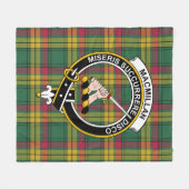 Clan MacMillan Altes Tartan Kariert Fleecedecke (Vorderseite (Horizontal))