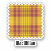 Clan MacMillan Dress Tartan Aufkleber (Vorderseite)
