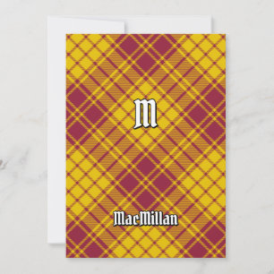 Clan MacMillan Dress Tartan Einladung