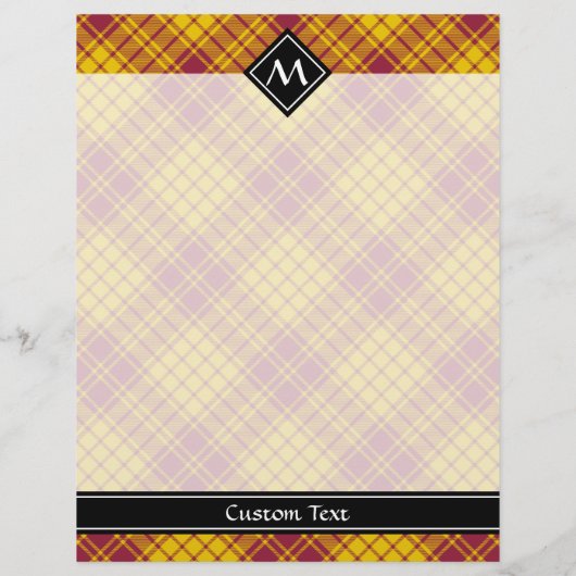Clan MacMillan Dress Tartan Flyer (Hinten)