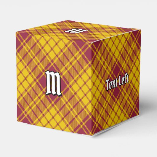 Clan MacMillan Dress Tartan Geschenkschachtel (Rückseite)