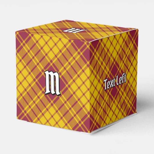 Clan MacMillan Dress Tartan Geschenkschachtel (Rückseite)