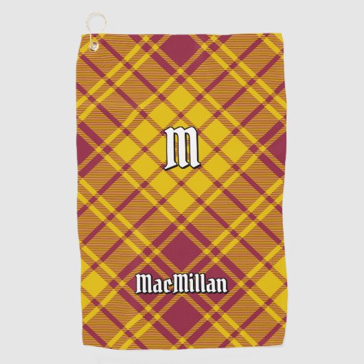 Clan MacMillan Dress Tartan Golfhandtuch (Vorderseite)