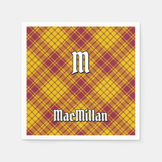 Clan MacMillan Dress Tartan Serviette (Vorderseite)