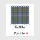 Clan MacMillan Hunting Tartan Aufkleber (Blatt)