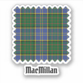 Clan MacMillan Hunting Tartan Aufkleber (Vorderseite)