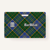 Clan MacMillan Hunting Tartan Ausweis (Vorderseite)