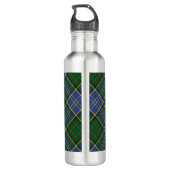 Clan MacMillan Hunting Tartan Edelstahlflasche (Rückseite)