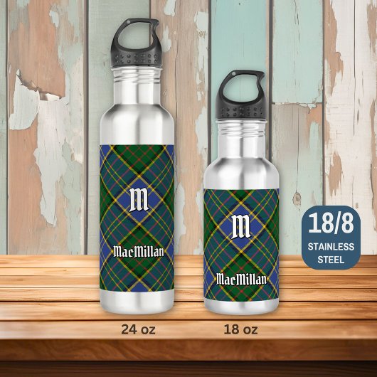 Clan MacMillan Hunting Tartan Edelstahlflasche