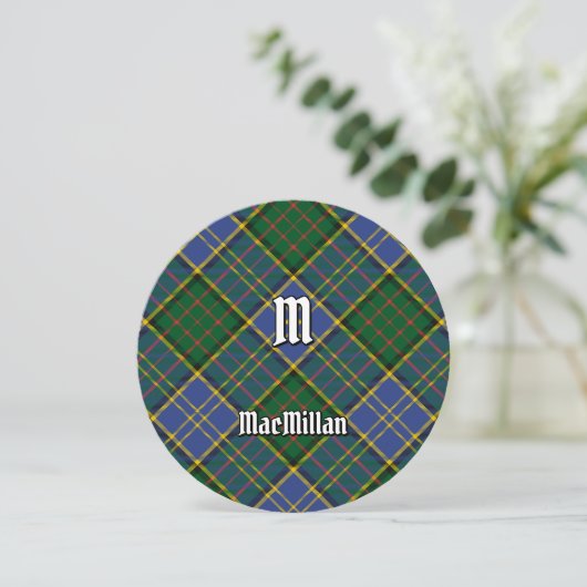 Clan MacMillan Hunting Tartan Einladung (Stehend Vorderseite)