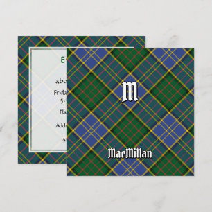 Clan MacMillan Hunting Tartan Einladung