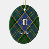 Clan MacMillan Hunting Tartan Keramik Ornament (Rechts)