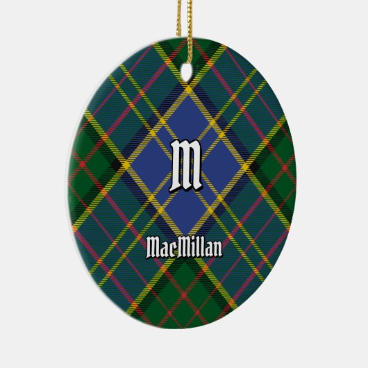 Clan MacMillan Hunting Tartan Keramik Ornament (Rechts)