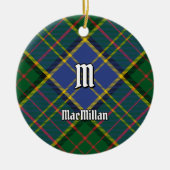 Clan MacMillan Hunting Tartan Keramik Ornament (Vorne)