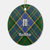 Clan MacMillan Hunting Tartan Keramik Ornament (Links)