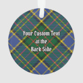 Clan MacMillan Hunting Tartan Ornament (Rückseite)