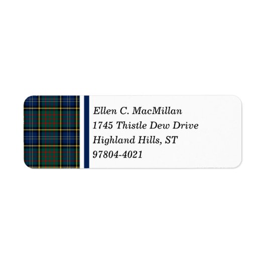 Clan MacMillan Modern Hunting Tartan (Vorne)