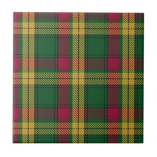 Clan MacMillan Scottish Expressions Tartan Fliese (Vorderseite)