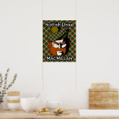 Clan MacMillan Scottish Tartan Poster (Küche)