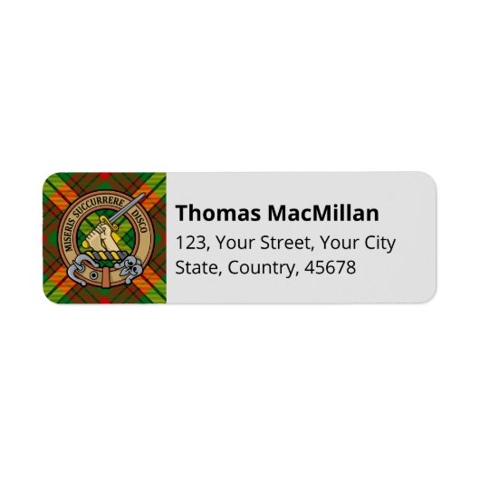 Clan MacMillan Tartan (Vorne)